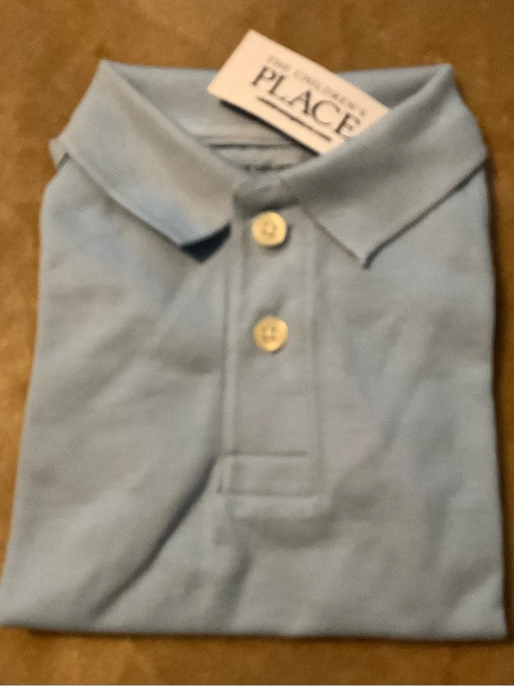 The Children's Place Classic Soft Light Blue Polo 👕🆕